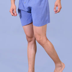 Premium Men’s Swiss Cotton Checkered Boxer Shorts