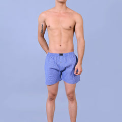 Premium Men’s Swiss Cotton Checkered Boxer Shorts