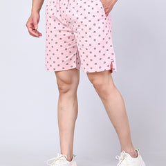 Men’s Premium Boxer Printed Boxer Shorts  – Baby Pink