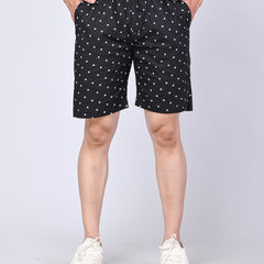 Men’s Premium Boxer Printed Boxer Shorts  – Black