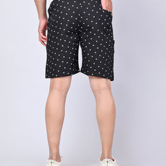 Men’s Premium Boxer Printed Boxer Shorts  – Black