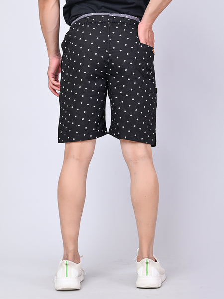 Men’s Premium Boxer Printed Boxer Shorts  – Black