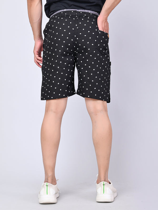 Men’s Premium Boxer Printed Boxer Shorts  – Black