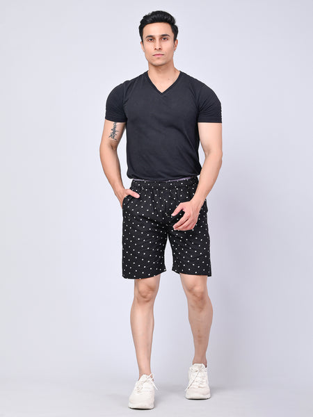 Men’s Premium Boxer Printed Boxer Shorts  – Black