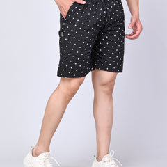 Men’s Premium Boxer Printed Boxer Shorts  – Black