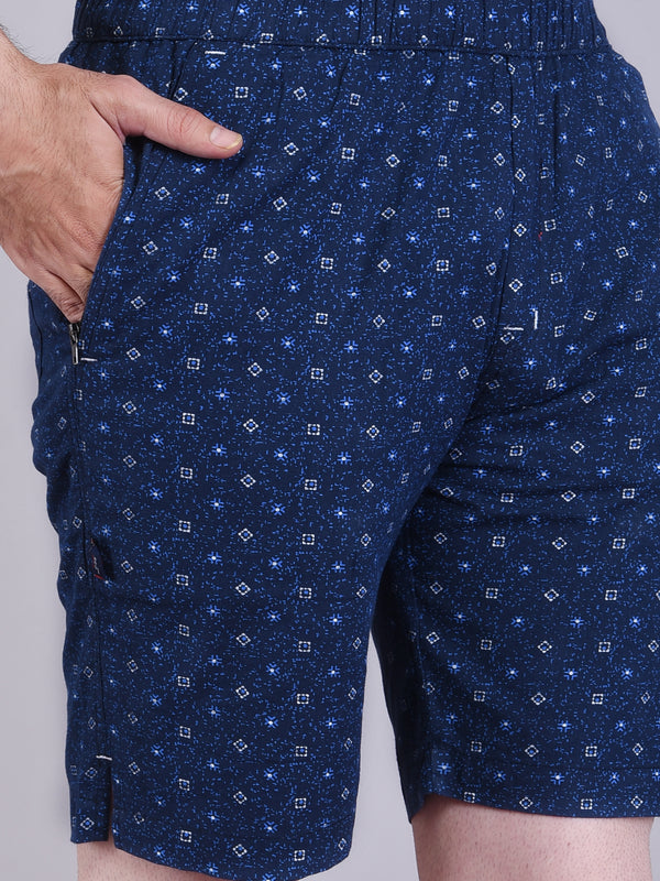 Men’s Premium Boxer Printed Boxer Shorts – Blue-1