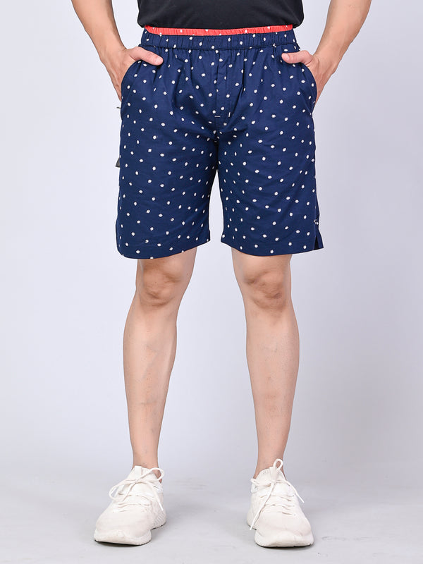 Men’s Premium Boxer Printed Boxer Shorts  – Blue-4