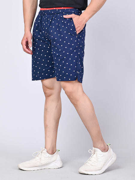 Men’s Premium Boxer Printed Boxer Shorts  – Blue-4