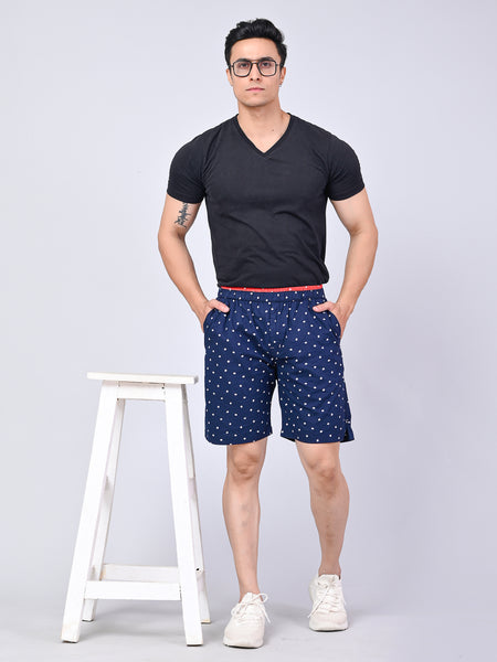 Men’s Premium Boxer Printed Boxer Shorts  – Blue-4