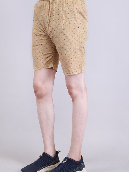 Men’s Premium Boxer Printed Boxer Shorts  – Cream