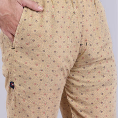 Men’s Premium Boxer Printed Boxer Shorts  – Cream