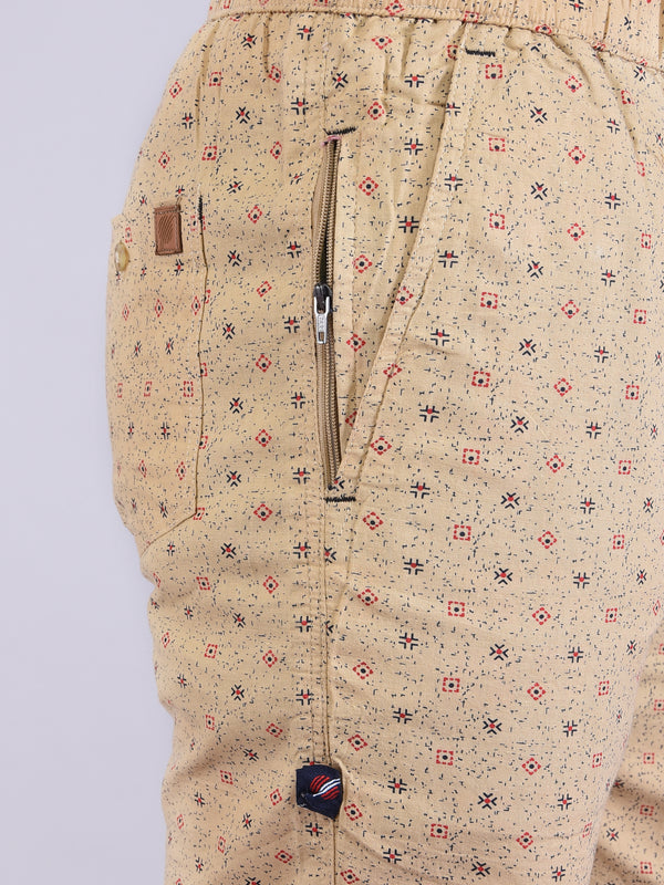 Men’s Premium Boxer Printed Boxer Shorts  – Cream