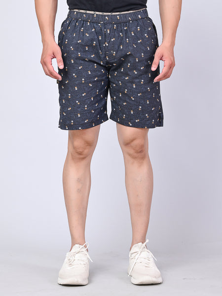 Men’s Premium Boxer Printed Boxer Shorts – Dark Gray