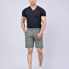 Men’s Premium Boxer Printed Boxer Shorts  – Green