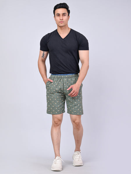 Men’s Premium Boxer Printed Boxer Shorts  – Green
