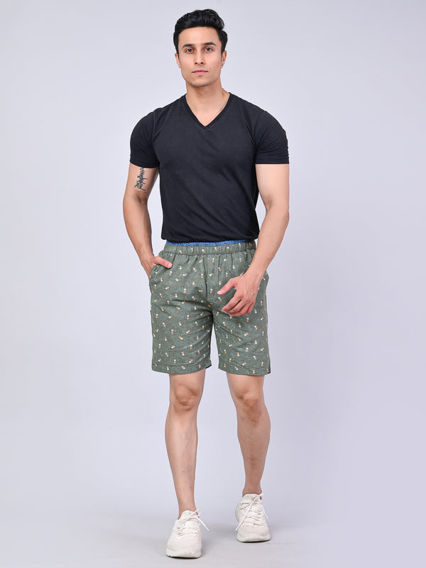 Men’s Premium Boxer Printed Boxer Shorts  – Green