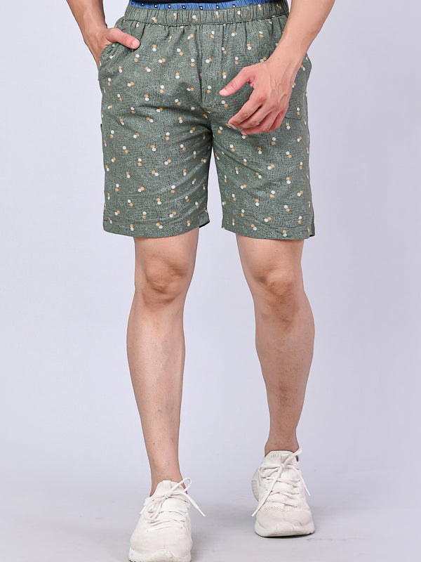 Men’s Premium Boxer Printed Boxer Shorts  – Green