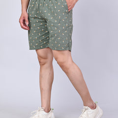 Men’s Premium Boxer Printed Boxer Shorts  – Green