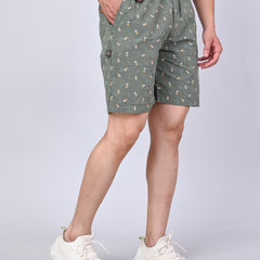 Men’s Premium Boxer Printed Boxer Shorts  – Green