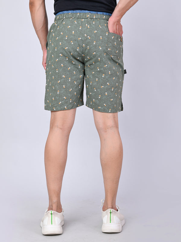 Men’s Premium Boxer Printed Boxer Shorts  – Green