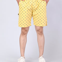 Men’s Premium Boxer Printed Boxer Shorts  – Lemon Yellow