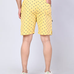 Men’s Premium Boxer Printed Boxer Shorts  – Lemon Yellow