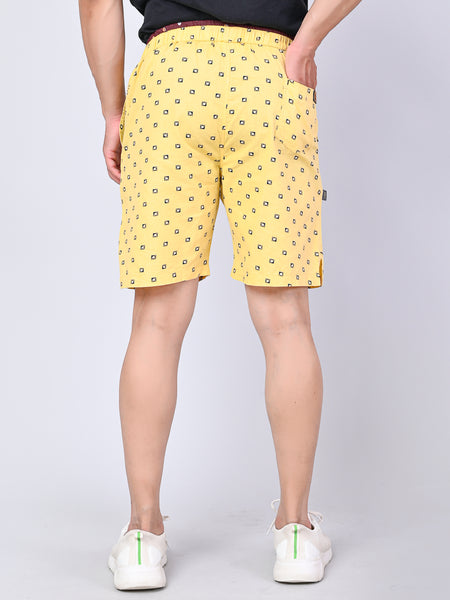 Men’s Premium Boxer Printed Boxer Shorts  – Lemon Yellow