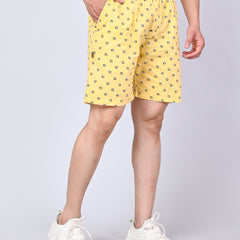 Men’s Premium Boxer Printed Boxer Shorts  – Lemon Yellow