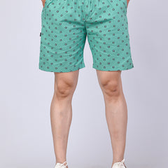 Men’s Premium Boxer Printed Boxer Shorts  – Light Green