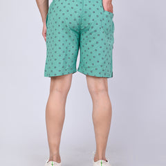 Men’s Premium Boxer Printed Boxer Shorts  – Light Green