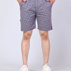Men’s Premium Boxer Printed Boxer Shorts – Light Gray