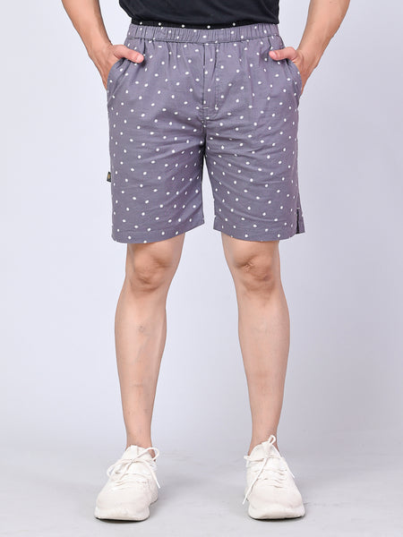 Men’s Premium Boxer Printed Boxer Shorts – Light Gray