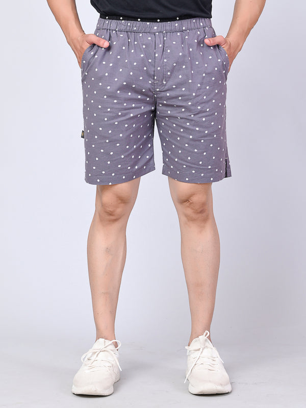 Men’s Premium Boxer Printed Boxer Shorts – Light Gray