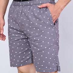 Men’s Premium Boxer Printed Boxer Shorts – Light Gray