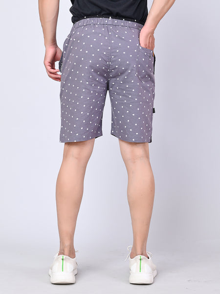 Men’s Premium Boxer Printed Boxer Shorts – Light Gray