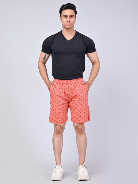Men’s Premium Boxer Printed Boxer Shorts – Light Orange