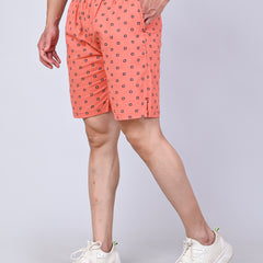 Men’s Premium Boxer Printed Boxer Shorts – Light Orange