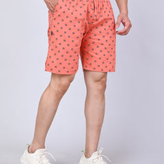 Men’s Premium Boxer Printed Boxer Shorts – Light Orange