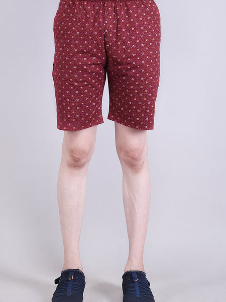 Men’s Premium Boxer Printed Boxer Shorts – Maroon
