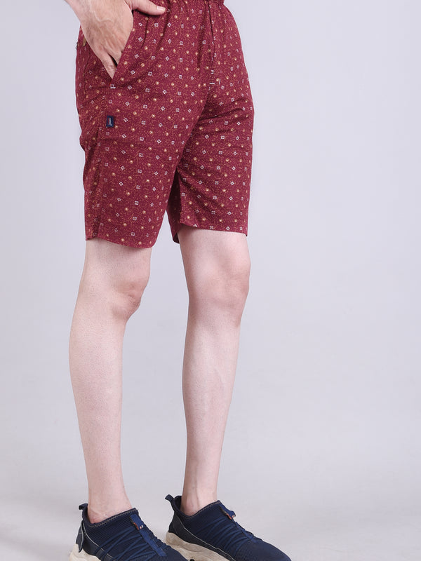 Men’s Premium Boxer Printed Boxer Shorts – Maroon