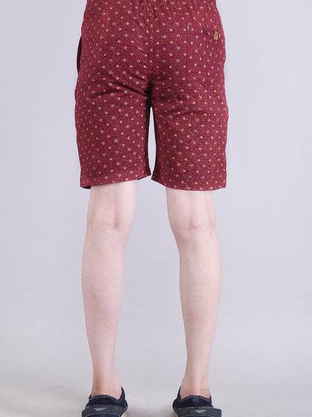 Men’s Premium Boxer Printed Boxer Shorts – Maroon