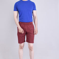 Men’s Premium Boxer Printed Boxer Shorts – Maroon