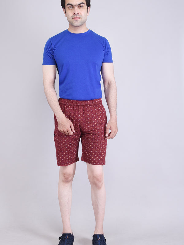Men’s Premium Boxer Printed Boxer Shorts – Maroon