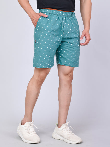 Men’s Premium Boxer Printed Boxer Shorts – Rama Green