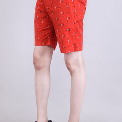 Men’s Premium Boxer Printed Boxer Shorts  – Red