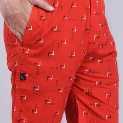 Men’s Premium Boxer Printed Boxer Shorts  – Red