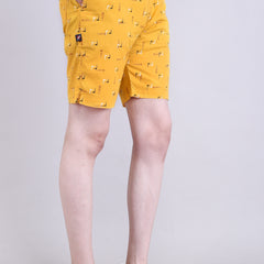 Men’s Premium Boxer Printed Boxer Shorts – Yellow