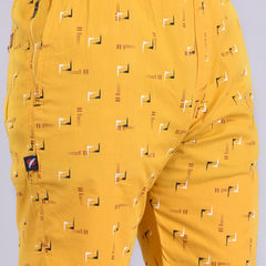Men’s Premium Boxer Printed Boxer Shorts – Yellow