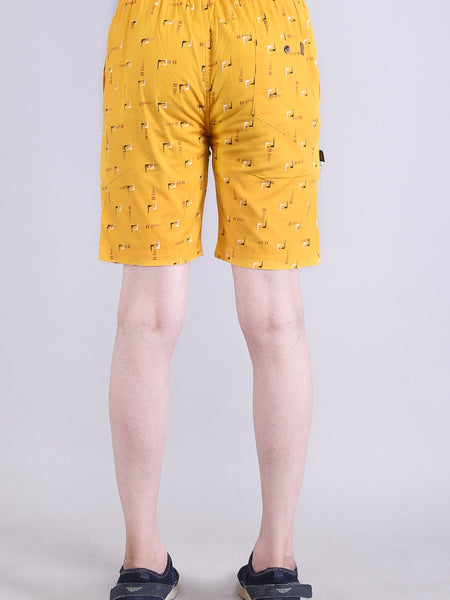 Men’s Premium Boxer Printed Boxer Shorts – Yellow
