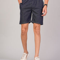 Men’s Premium Twill  Black Printed Boxer Shorts – Dark Gray 02